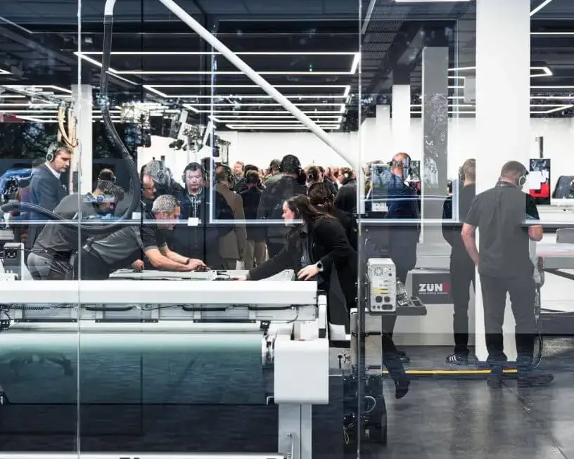 Premier Live AV production for Zund UK - AV control position