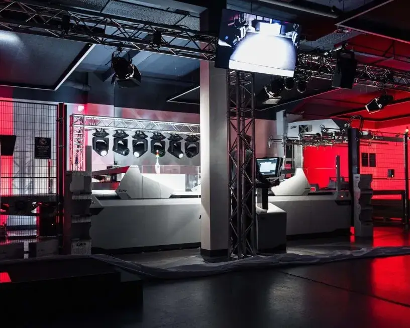 Premier Live AV production for Zund UK grand opening