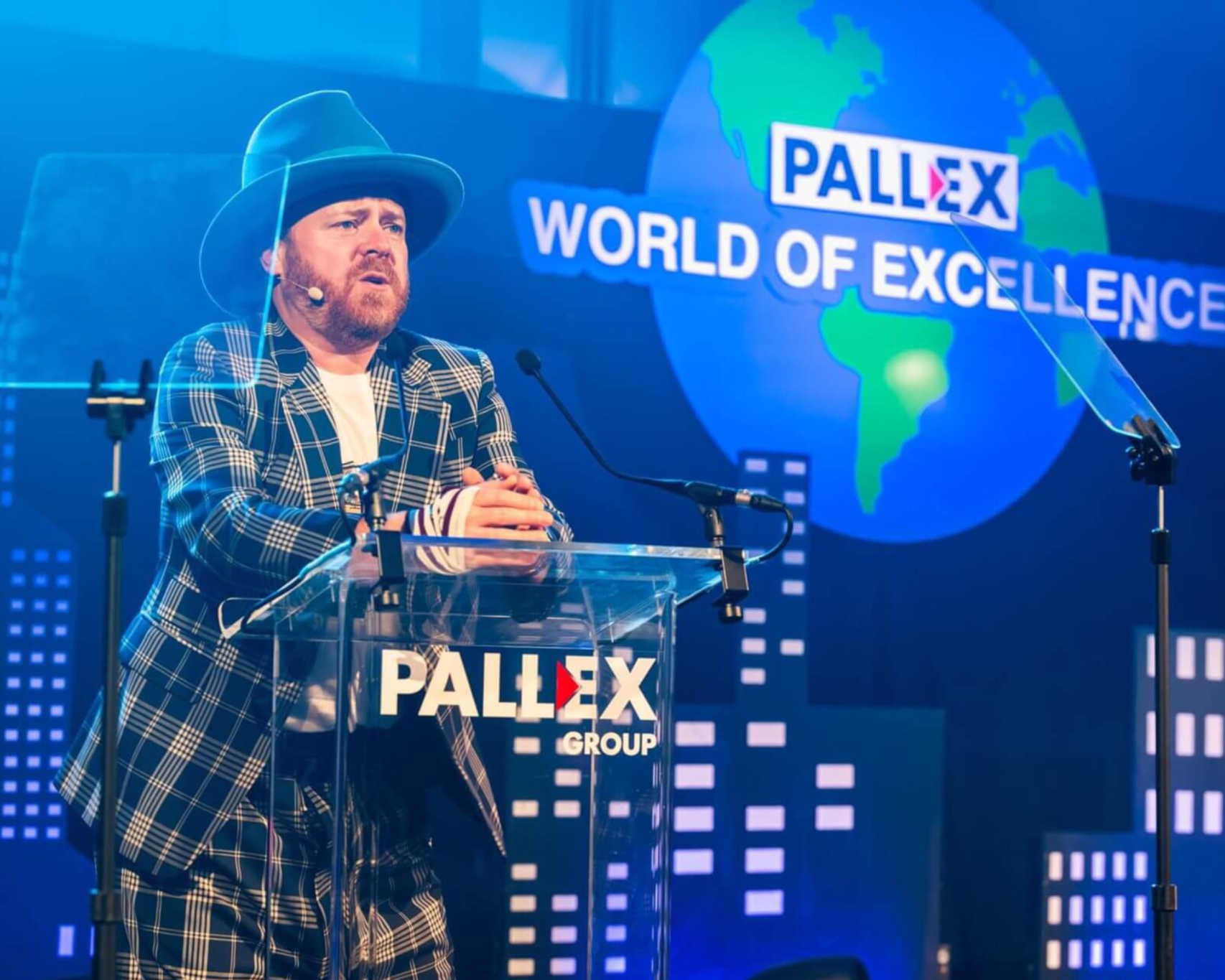 Audio Visual Company Success at the Pallex Awards Night - stage and set build
