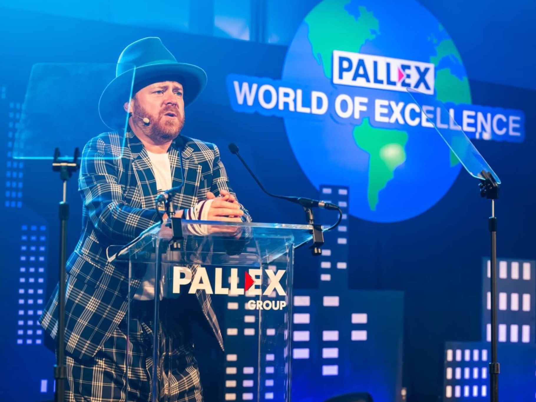 Audio Visual Company Success at the Pallex Awards Night - stage and set build
