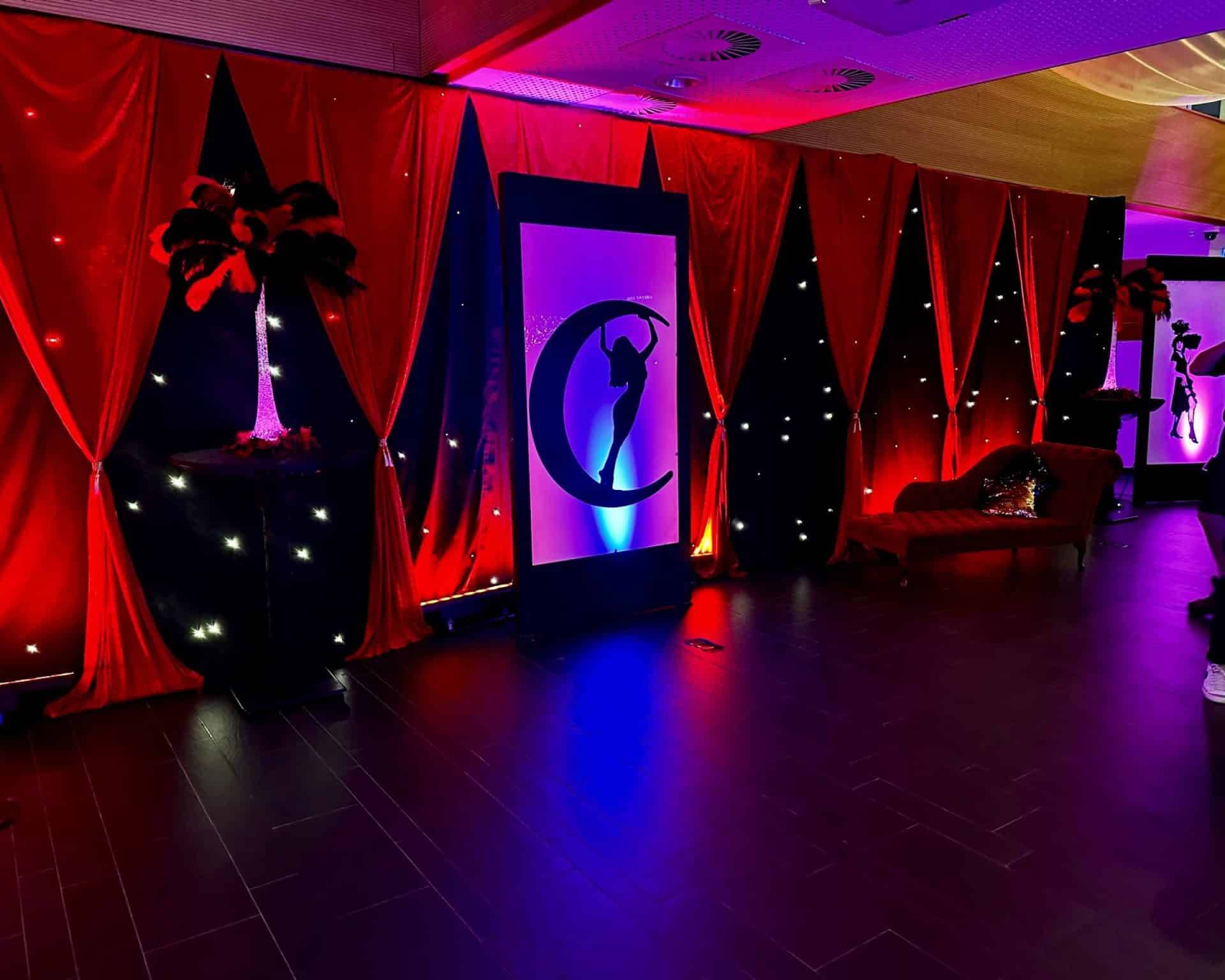 Premier Live AV production for Greene King at Midlands head office - lighting rig