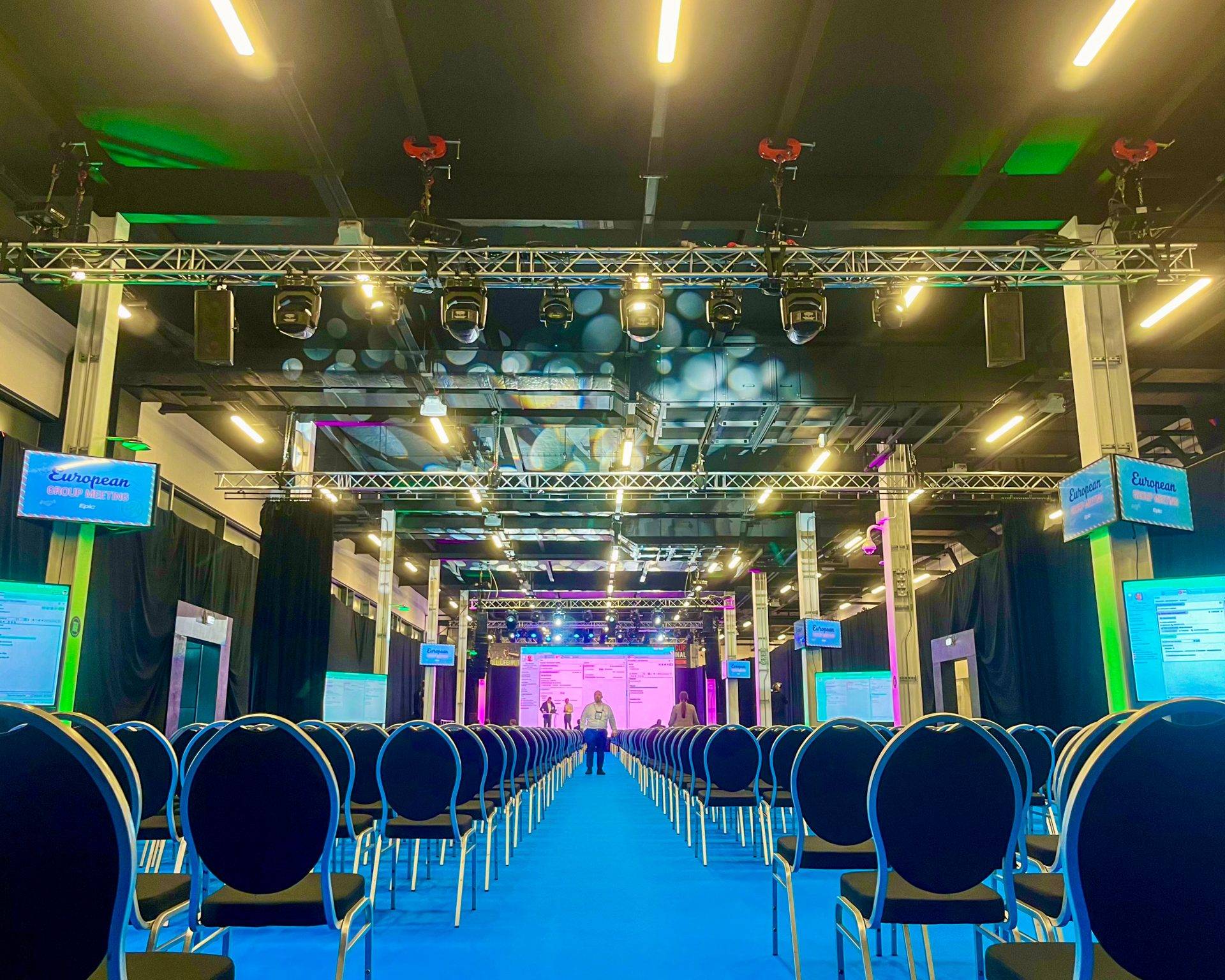 Premier Live AV production for EPIC - AV control position