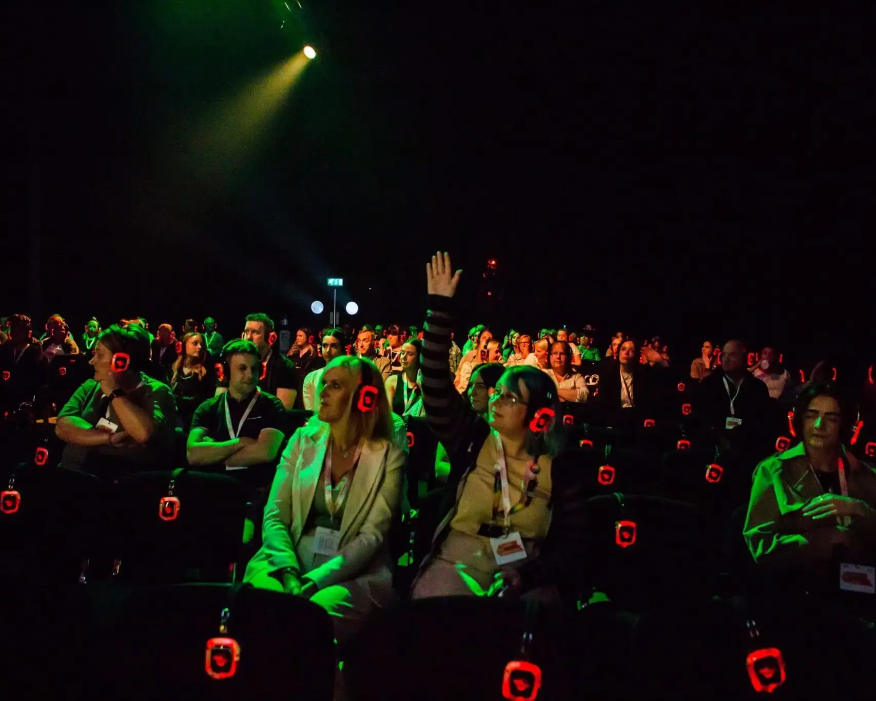 Premier Live AV production for Premier Delivers Major Retailer Conference and Exhibition - AV control position