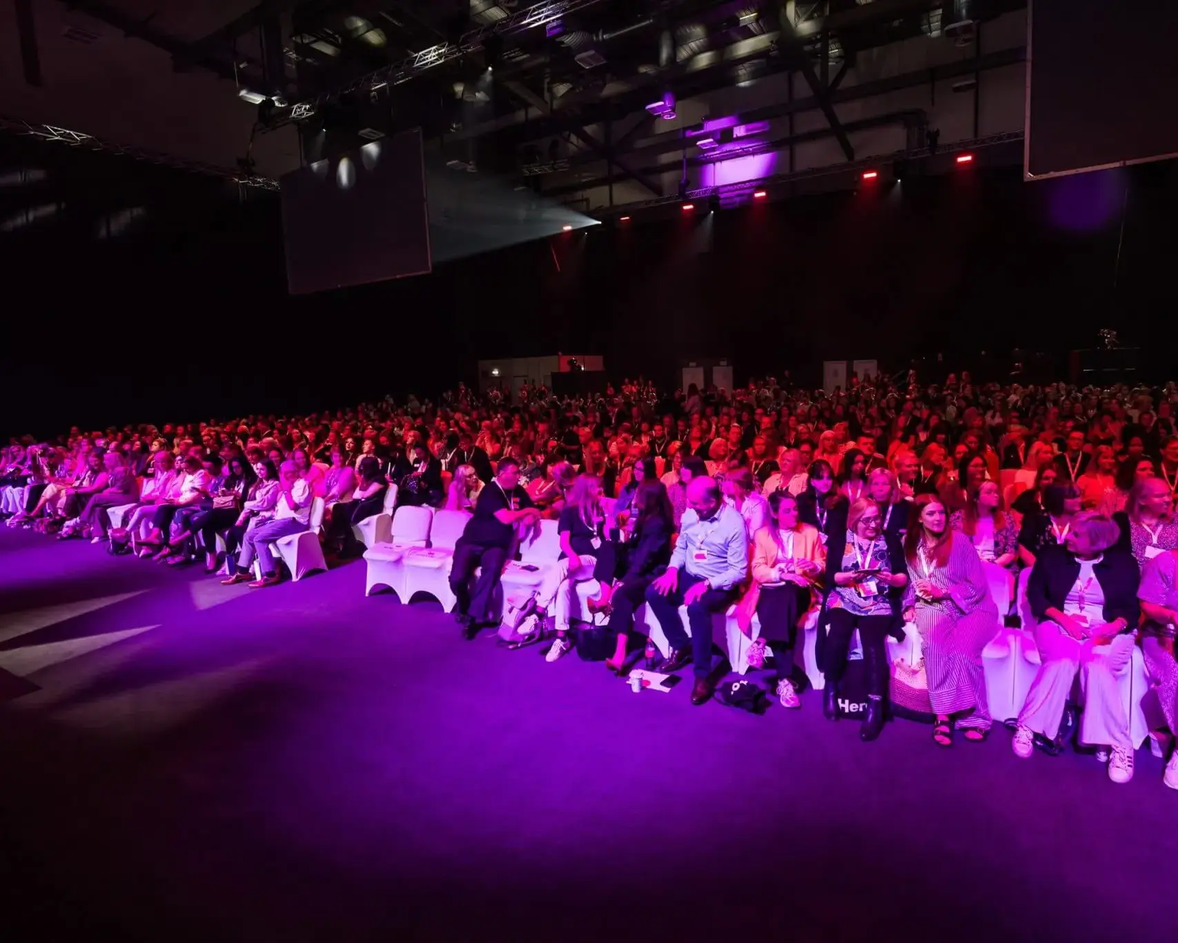 Premier Live AV production for Premier Delivers Major Retailer Conference and Exhibition - audience view