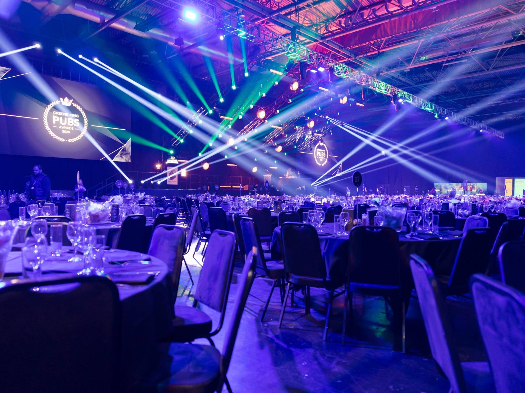 Premier Live AV production - stage and set build