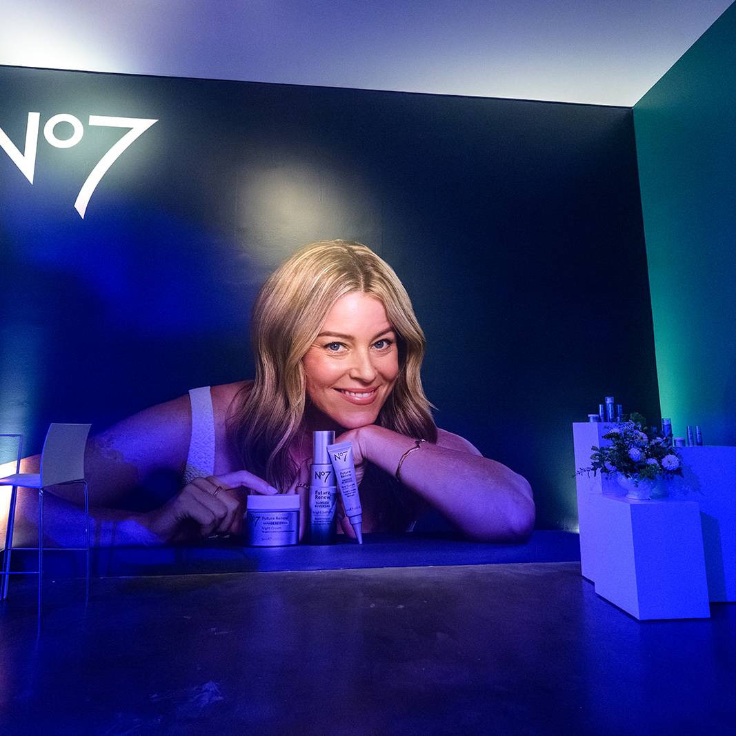 Premier Live AV production for No7 (Boots) at Studio 525, New York City - audience view